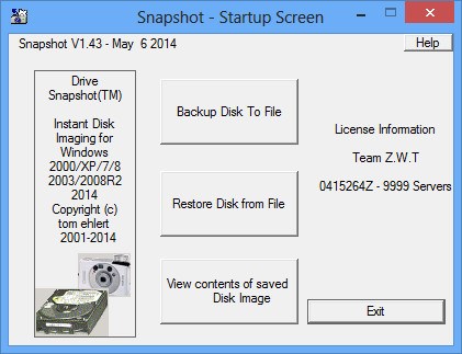 Drive SnapShot Crack 1.52 License Key Free Download 2023