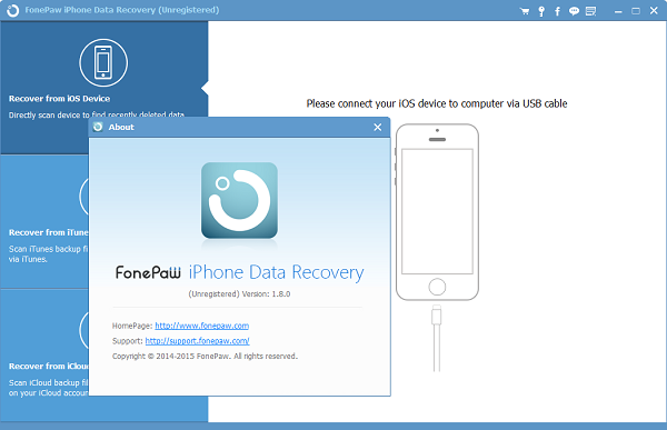 fonepaw iphone data recovery cannot find backup