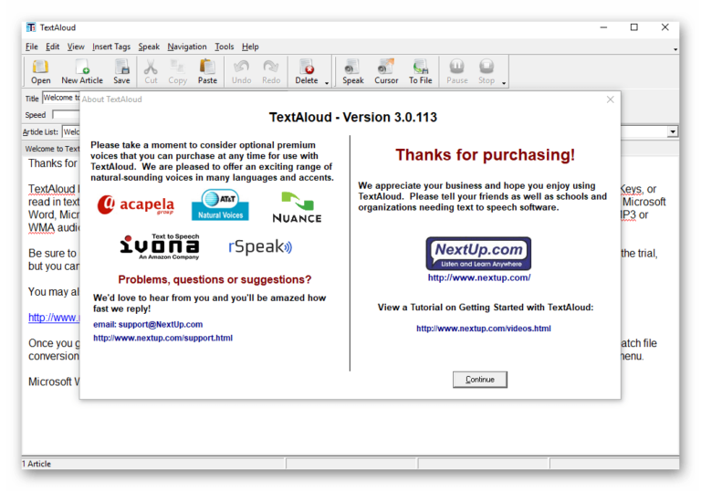 NextUp TextAloud 4.0.72 Crack + Keygen Free Download 2023