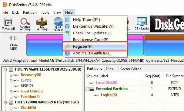 DiskGenius Professional Crack 5.4.6.1441 + Serial Key Free Download 2023