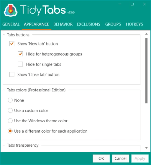 TidyTabs Professional 1.93 Crack + License Key [2023] Latest Version