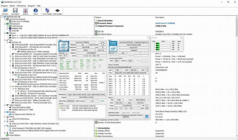 HWiNFO Crack v7.42 With Keygen Free Download 2023 Newest